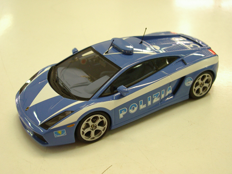 Die cast 1/43 Model Car Police Police Lamborghini Gallardo Italy by IST